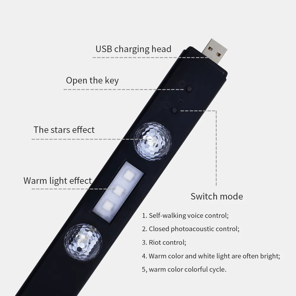 Car Interior Ambient Lights- (Contains 2 light bars)
